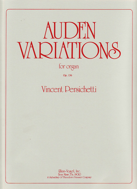 Persichetti, Auden Variations, Op. 136 [CF:463-41000]