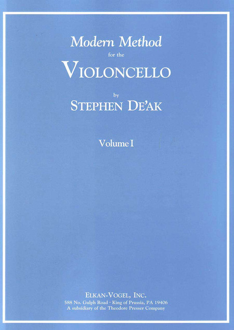 De'Ak, Modern Method For The Violoncello [CF:464-00009]