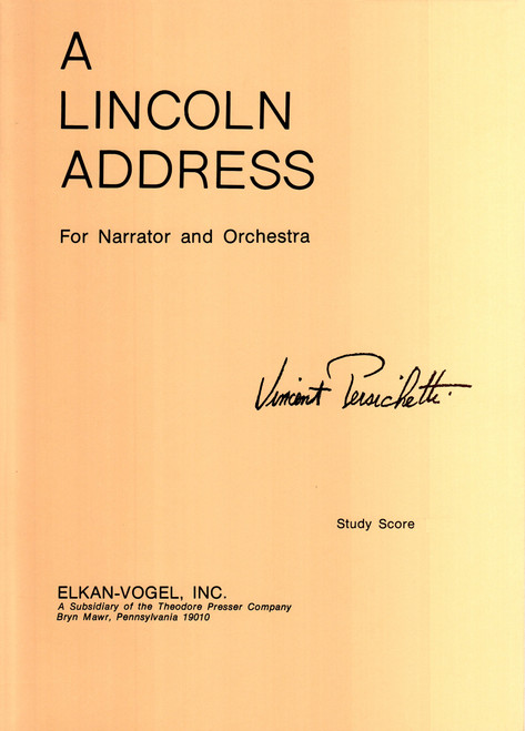 Persichetti, A Lincoln Address [CF:466-40023]