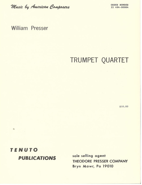 Presser, Trumpet Quartet [CF:494-00084]