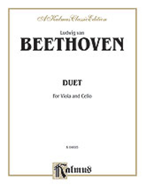 Beethoven, Duet for Viola and Cello  [Alf:00-K04695]