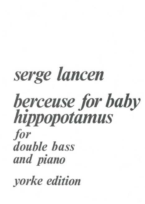 Lancen, Berceuse For Baby Hippopotamus [S&B:YE0054]