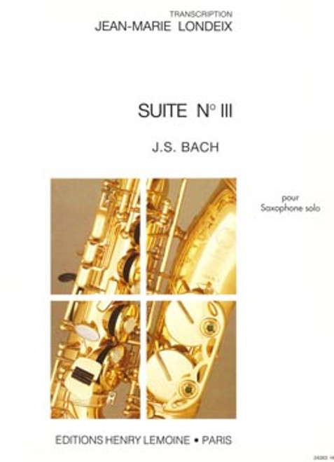 Bach, J.S. - Suite No.3 [CF:524-01818]