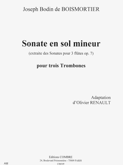 Boismortier, Sonate En Sol Mineur [CF:534-02161]