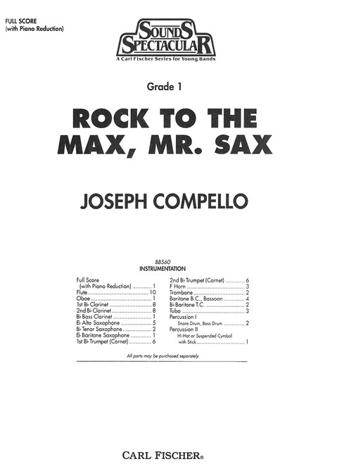 Compello, Rock To The Max, Mr. Sax [CF:BBS60F]