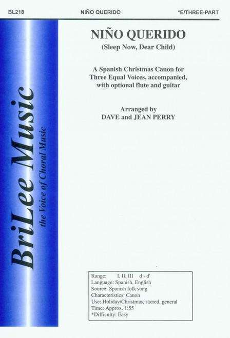Perry, Nino Querido (Sleep Now, Dear Child) [CF:BL218]