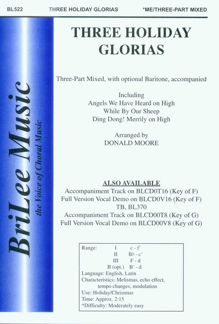 Three Holiday Glorias [CF:BL522]