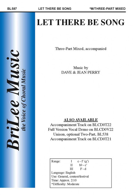 Let There Be Song [CF:BL587]