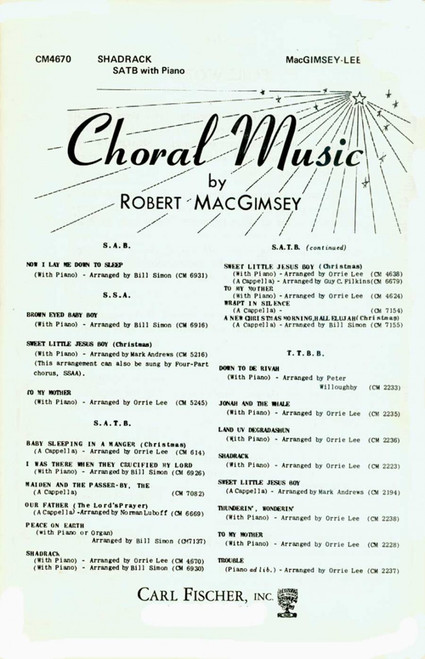 Shadrack [CF:CM4670]