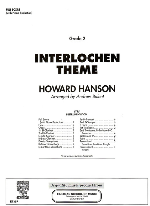 Interlochen Theme [CF:ET35F]