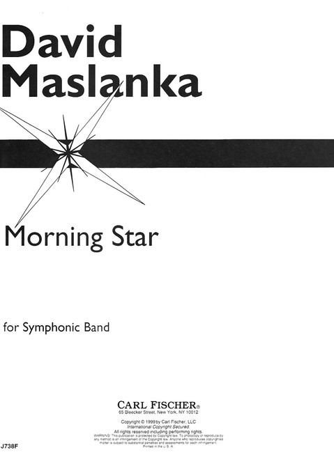 Maslanka, Morning Star [CF:J738F]