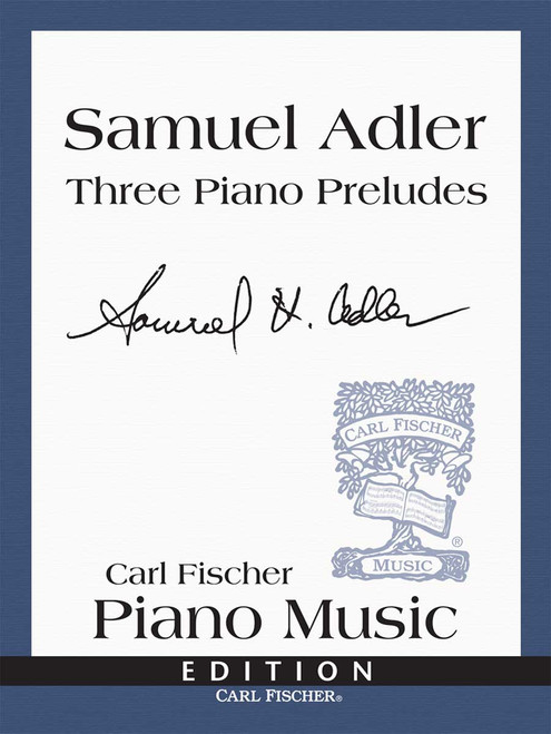 Adler, Three Piano Preludes [CF:PL125]