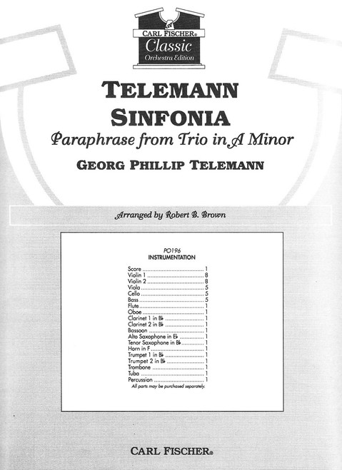 Telemann, Sinfonia [CF:PO196F]