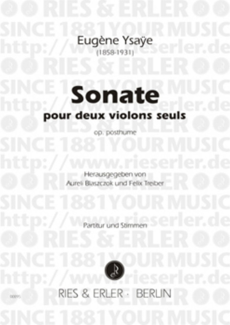 Ysaye, Sonata [CF:RE00095]