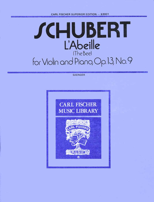 Schubert, L'Abeille [CF:S3001]