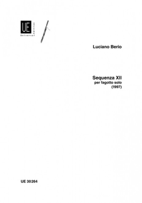 Berio, Sequenza Xii [CF:UE030264]