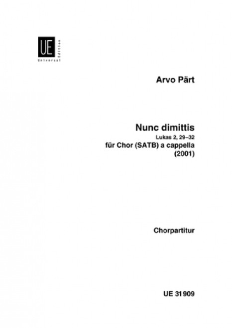 Part, Nunc Dimittis [CF:UE031909]