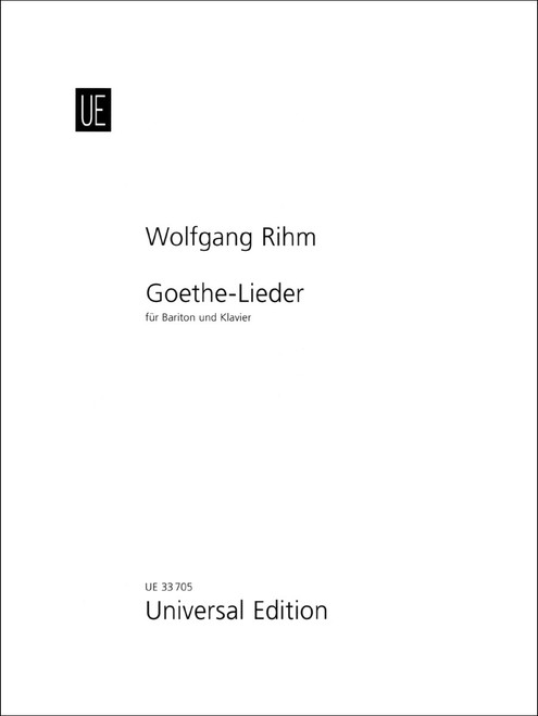 Rihm, Goethe-Lieder [CF:UE033705]