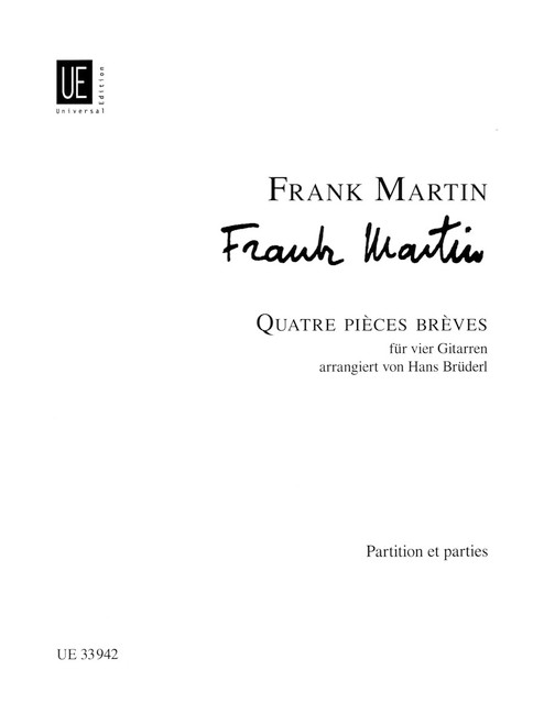 Martin, Quatre Pièces Brèves [CF:UE033942]