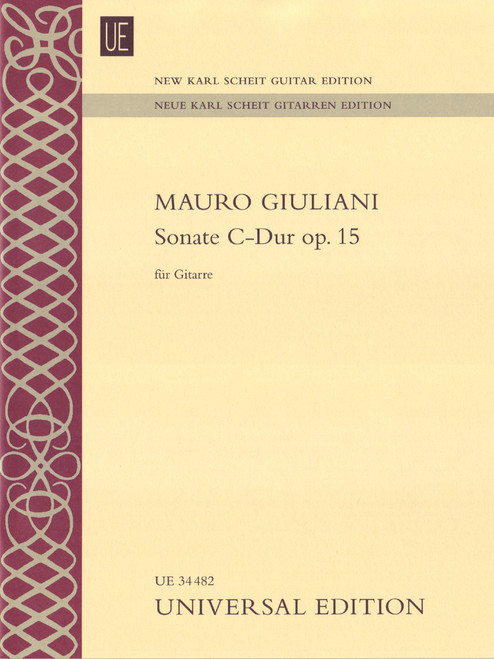 Giuliani, Sonata In C Major Op.15 [CF:UE034482]