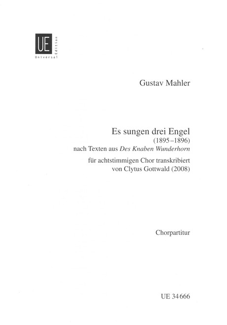 Mahler, Es Sungen Drei Engel [CF:UE034666]