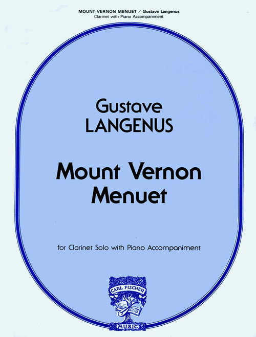 Langenus, Mount Vernon Menuet [CF:W1451]