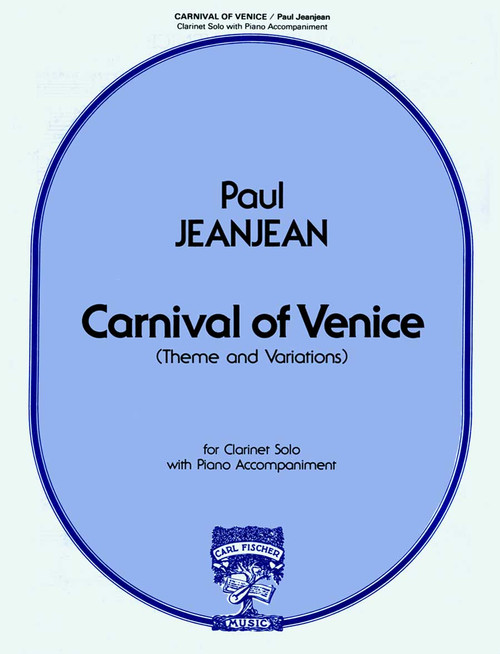Jeanjean, Carnival Of Venice (Theme And Variations) [CF:W1817]