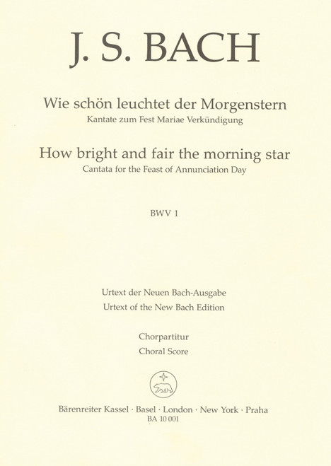 Bach, J.S. - How bright and fair the morning star [Bar:BA10001-91]