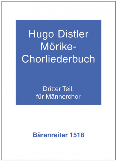 Distler, Mörike-Chorliederbuch, Teil 3 [Bar:BA1518]