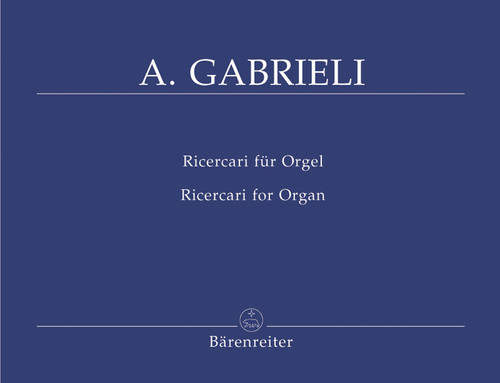 Gabrieli, Ricercari for Organ [Bar:BA1781]