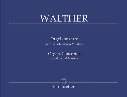 Walther, Organ Concertos based on old Masters [Bar:BA1920]