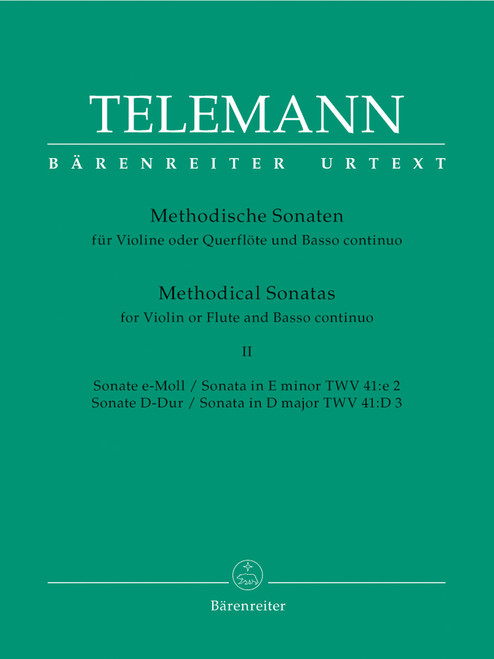 Methodical Sonatas for Violin (Flute) and Bc [Bar:BA2242]