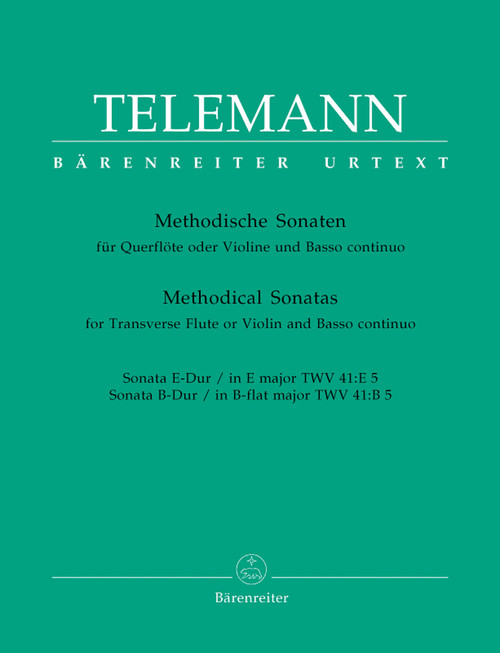 Telemann, 12 Methodological Sonatas [Bar:BA2245]