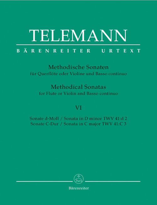 Methodical Sonatas for Violin (Flute) and Bc [Bar:BA2246]