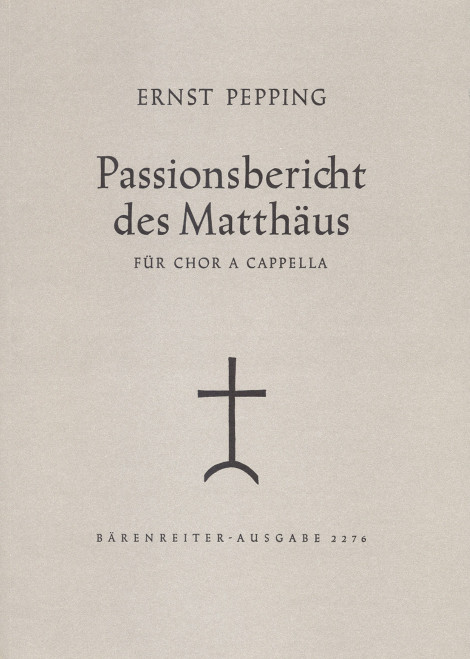 Passionsbericht des Matthäus [Bar:BA2276]