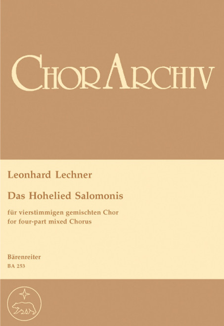 Lechner, Das Hohelied Salomonis [Bar:BA253]