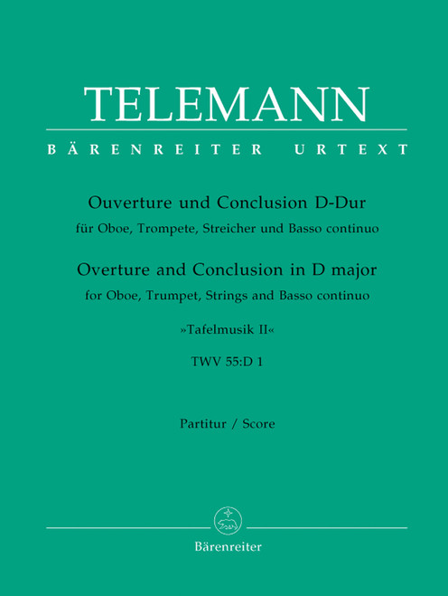 Telemann, Ouvertüre und Conclusion aus "Tafelmusik II" [Bar:BA3538]