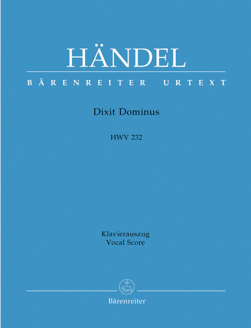 Dixit Dominus HWV 232 [Bar:BA10704-90]