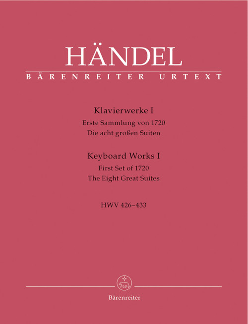 Keyboard Works, Volume 1 HWV 426-433 [Bar:BA4224]