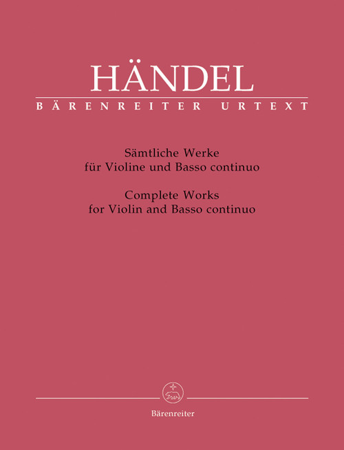 Complete Works for Violin and Basso continuo [Bar:BA4226]