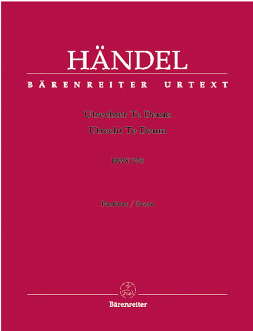 Handel, Utrecht Te Deum [Bar:BA4246]
