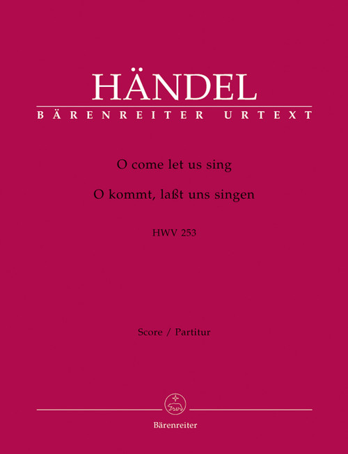 O come let us sing HWV 253 [Bar:BA4293]