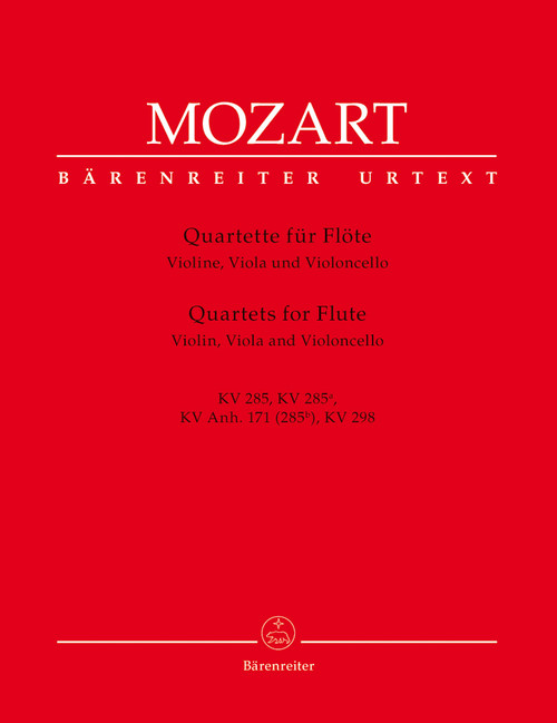 Quartets for Flute, Violin, Viola and Violoncello [Bar:BA4405]