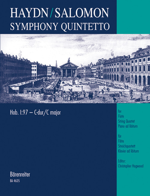 Symphony Quintetto for Flute, String Quartet and Piano ad libitum in C major Hob. I:97 [Bar:BA4635]