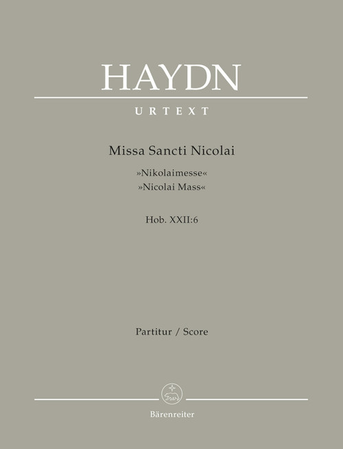 Missa Sancti Nicolai Hob. XXII:6 "Nicolai Mass" [Bar:BA4645]