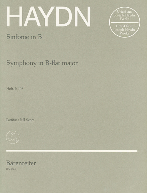 London Symphony no. 10 in B-flat major Hob.I:102 [Bar:BA4666-01]