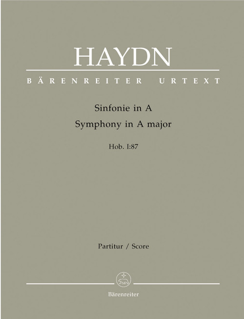 Haydn, Symphony No. 87 A major Hob.I:87 [Bar:BA4685]