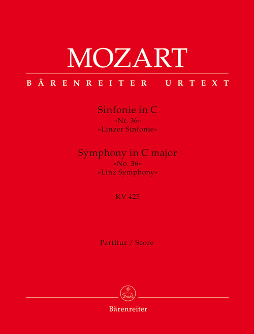 Symphony no. 36 in C major K. 425 "Linz Symphony" [Bar:BA4704]