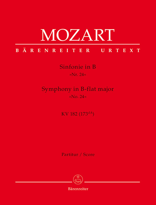 Symphony no. 24 in B-flat major K. 182 (173dA) [Bar:BA4747]