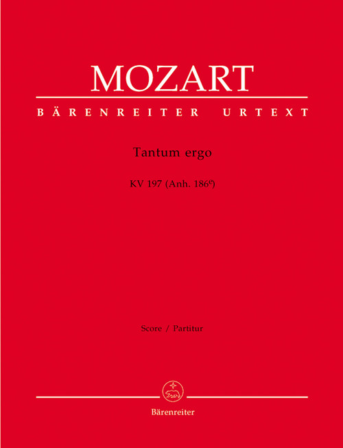 Tantum ergo K. 197 (Anh. 186e) [Bar:BA4753]